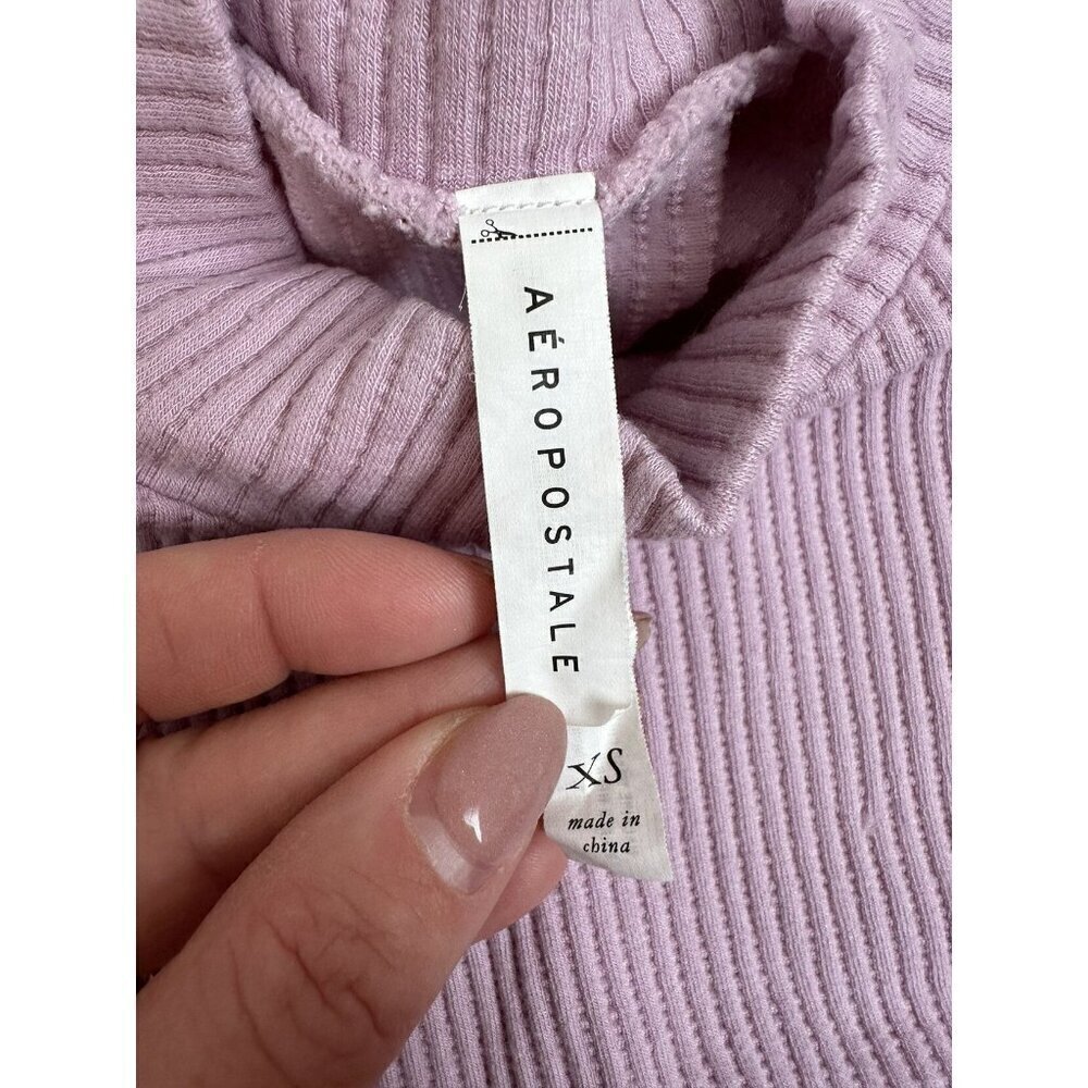 Aeropostale Ribbed Cropped Tank Top - Picture 3 of 4